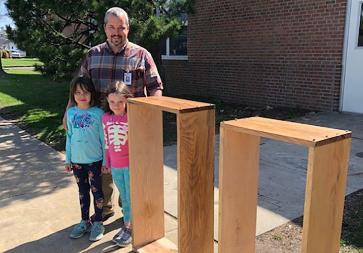 Flower boxes for the garden