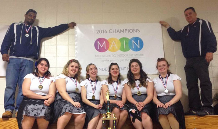 DelVal Color Guard at Championships