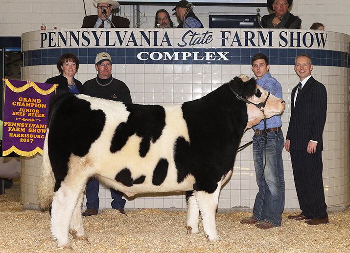 Colton Zundel at Farm Show