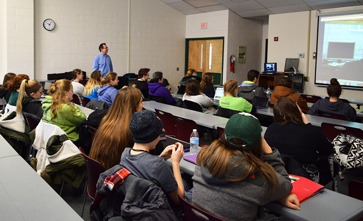 Classic Rock, an honors program elective at Delaware Valley University