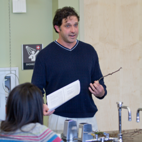 Dr. Gregory A. George teaching at Delaware Valley University.