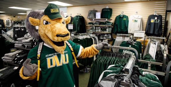 Caesar browsing the bookstore