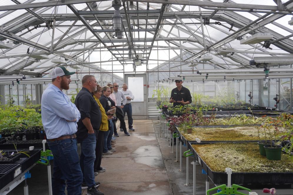 Community members are touring the Greenhouse