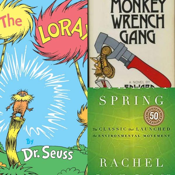 Three book covers