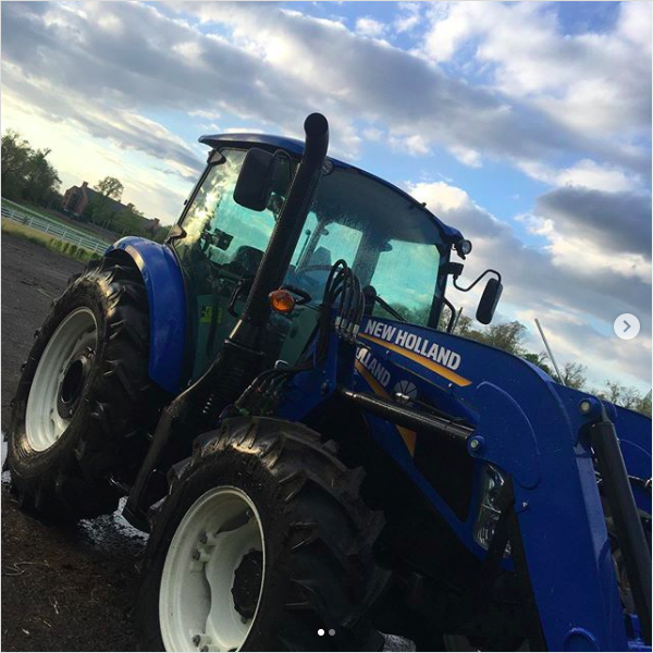 Powerstar 100 tractor from Forrester Farm Equipment freshly washed
