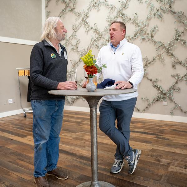 Two DelVal Alumnus are speaking at a reunion held at Terrain on campus. 